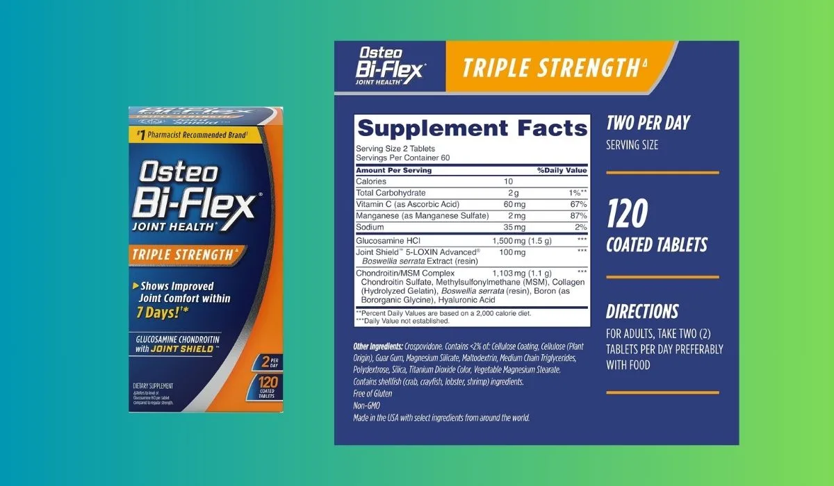 Osteo Bi-Flex Triple Strength Supplement Facts