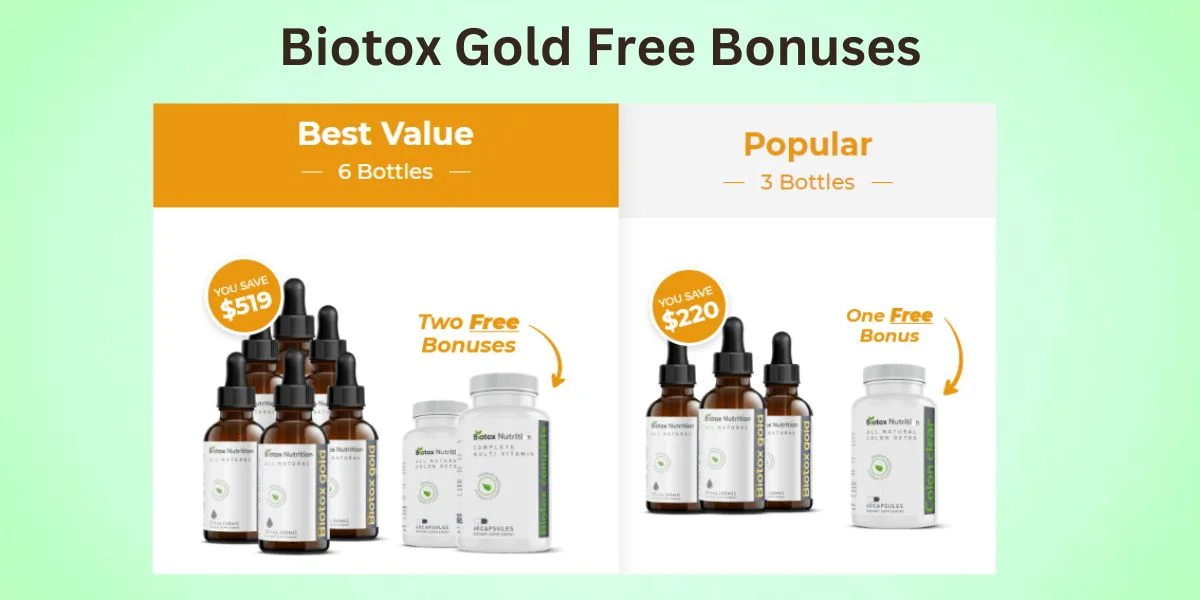 Biotox Gold Bonuses