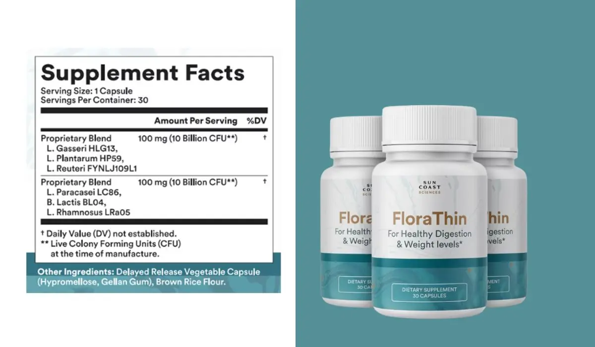 FloraThin Supplement Facts