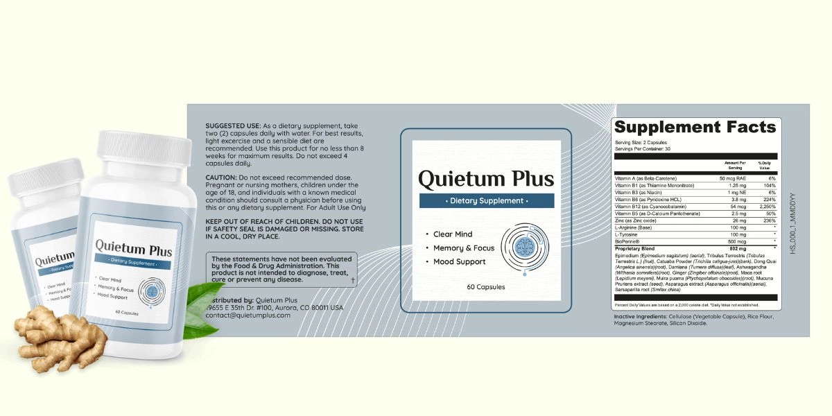 Quietum Plus Supplement Facts
