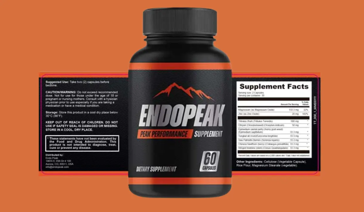 EndoPeak Supplement Facts