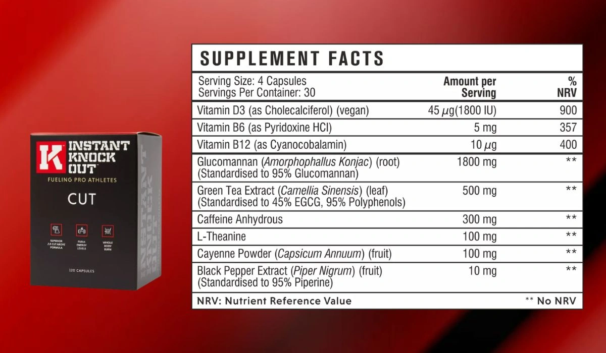 Instant Knockout Supplement Facts
