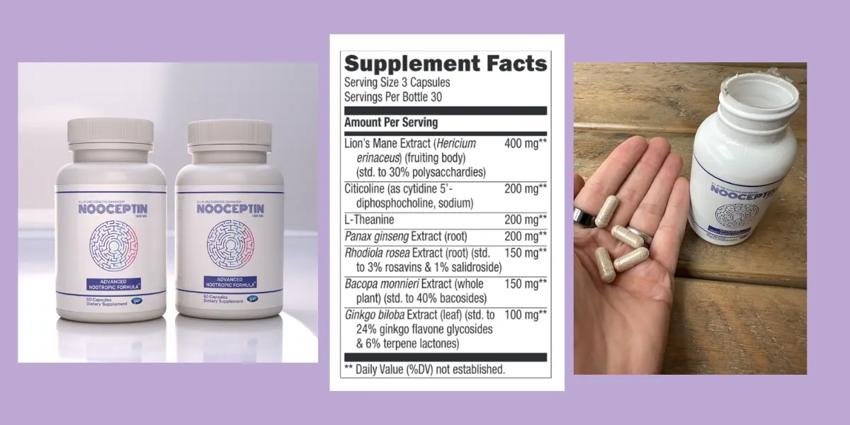 Nooceptin Supplement Facts
