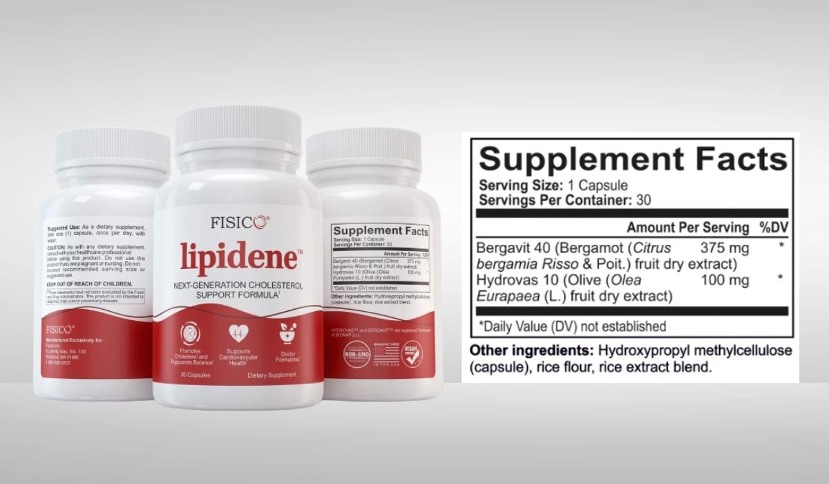 Lipidene Supplement Facts