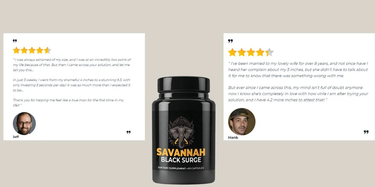 Savannah Black Surge Customer Reviews 