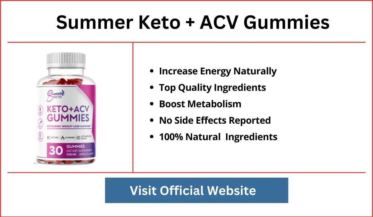 Summer Keto + ACV Gummies Formula